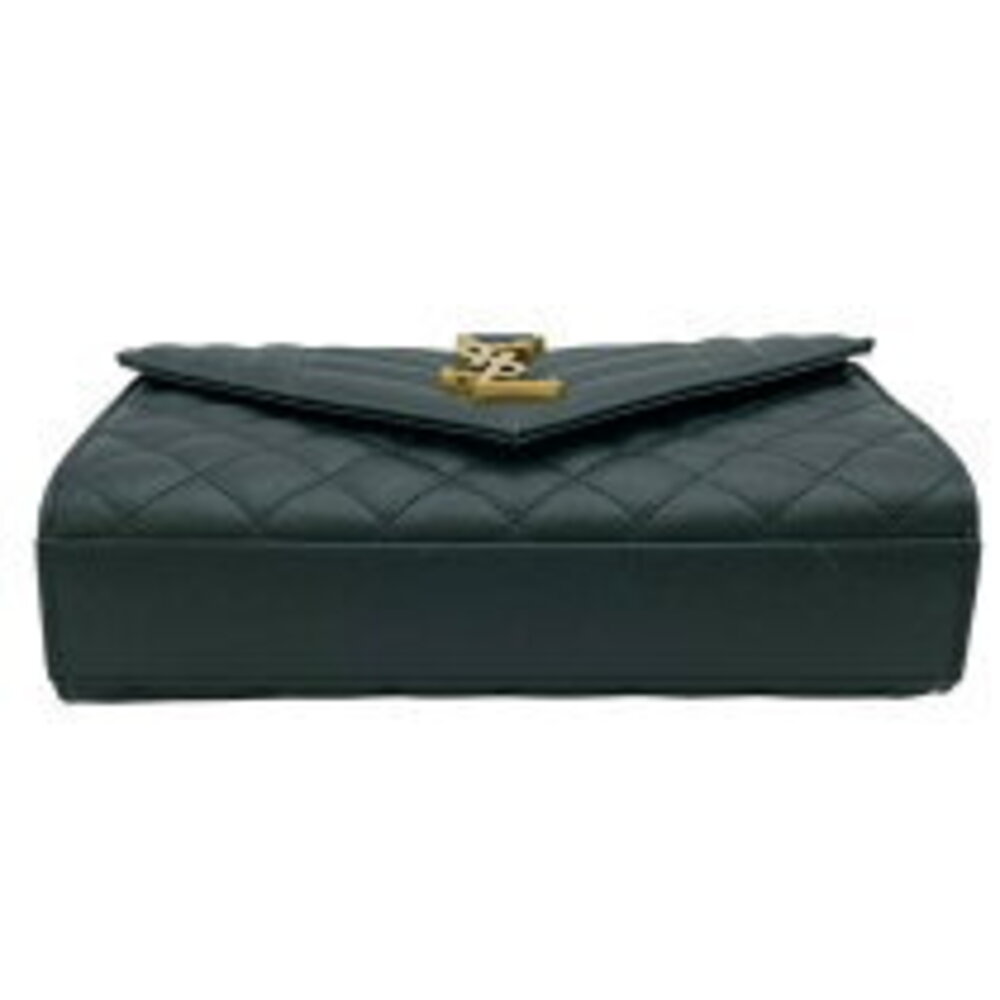 Saint Laurent Cassandra Chain Shoulder Bag Green Hardware Caviar - Picture 6 of 11